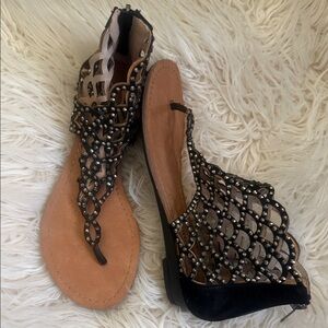 Zigi Soho Black Women's Sandals Sz 6.5
